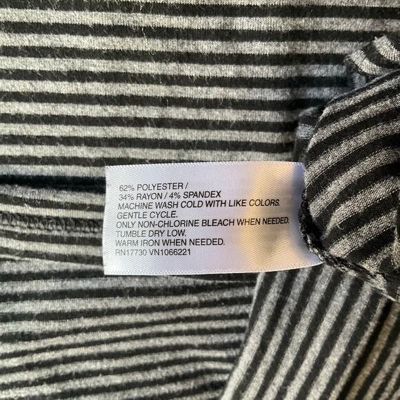 Gilligan & Omalley Women Sleepwear Soft Dress size M Long Sleeve KneeLength Gray - Picture 7 of 8